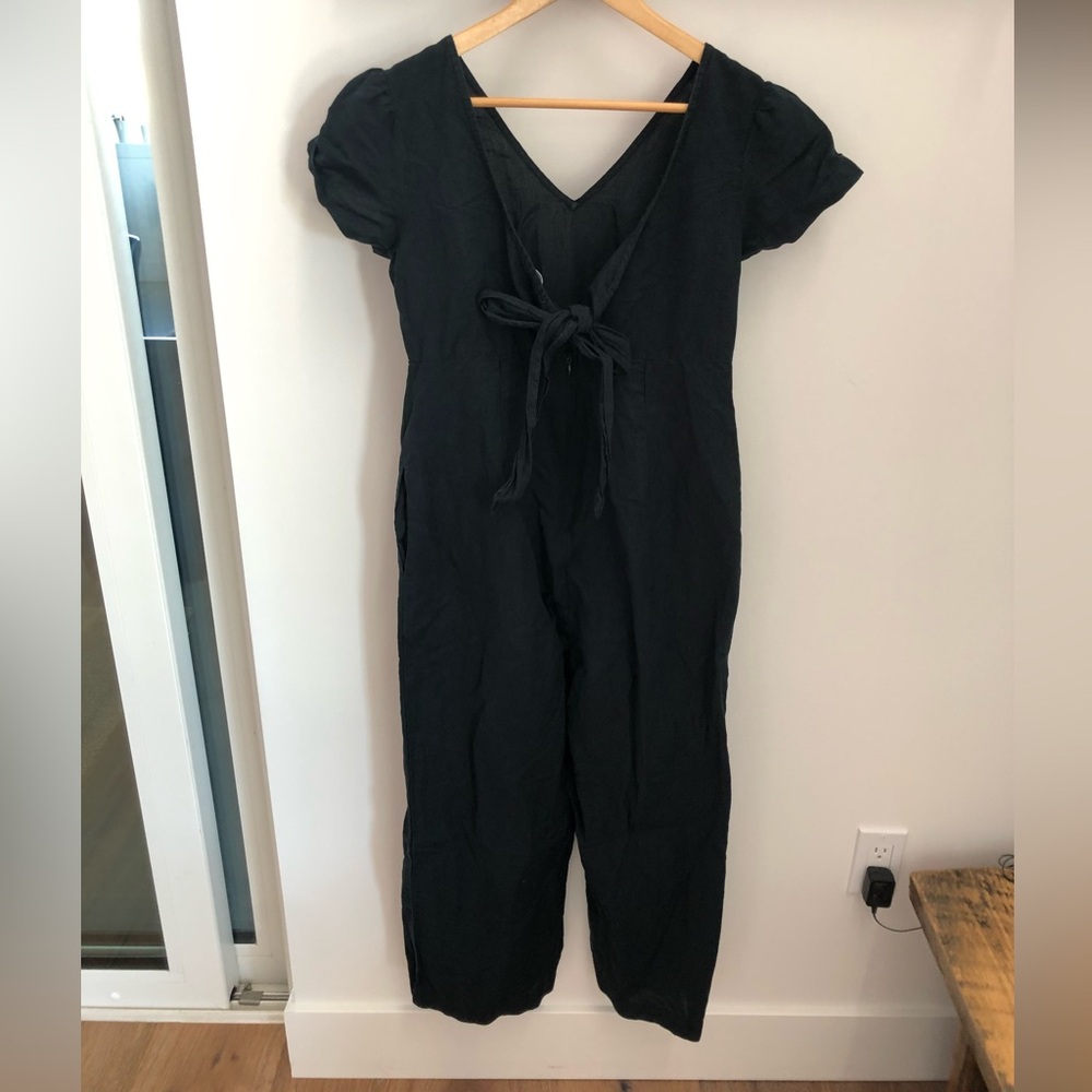 Oak + Fort Linen jumpsuit